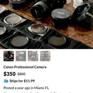 Camera Professional cannon 40 D